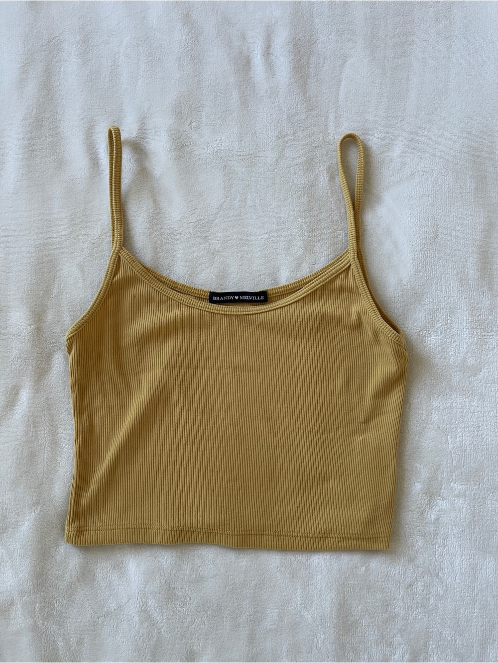 Brandy Melville vintage Mustard Skylar tank